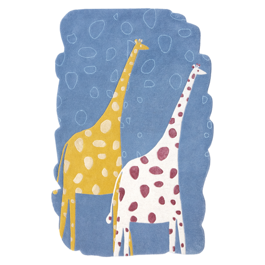 Giraffe Twins Blue