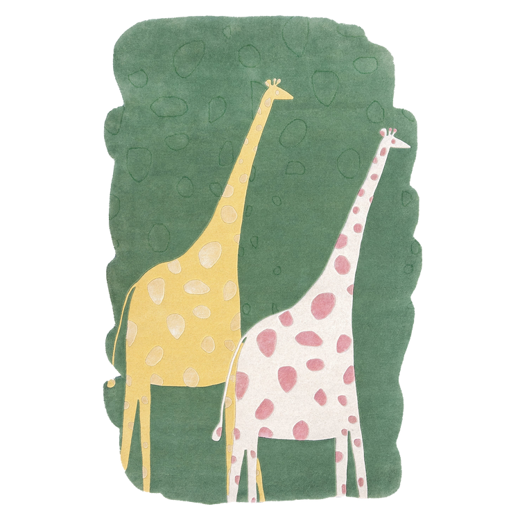 Giraffe Twins Green