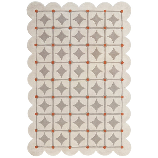 Round Dots Beige