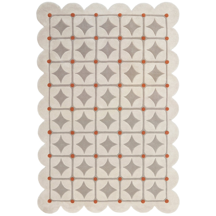 Round Dots Beige