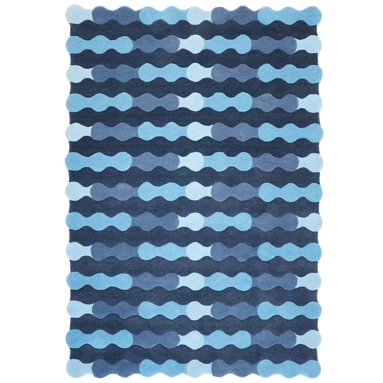 Merging Circles Blue