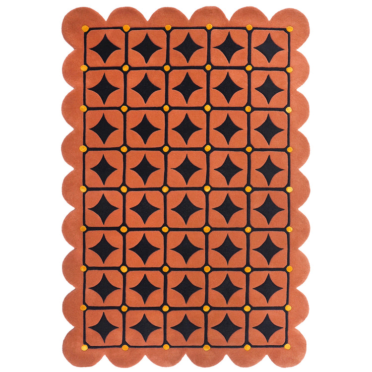 Round Dots Oxford Cherry