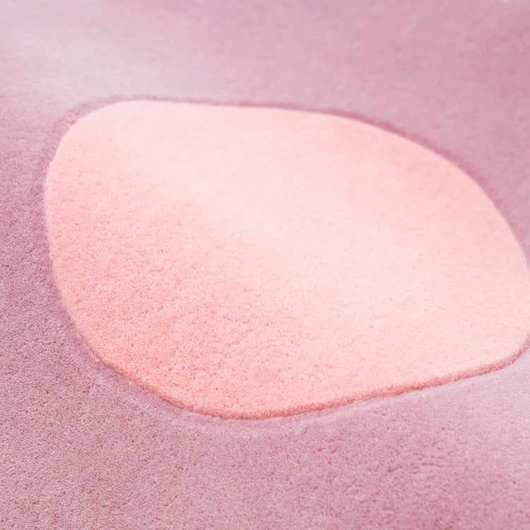 Pink Blossom Rug Wool