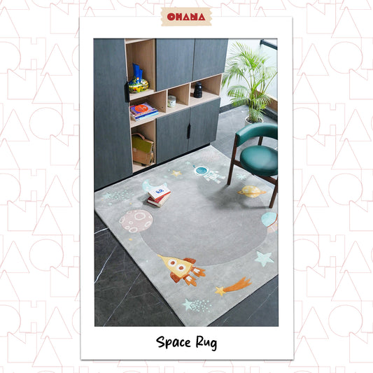Grey Space Rug