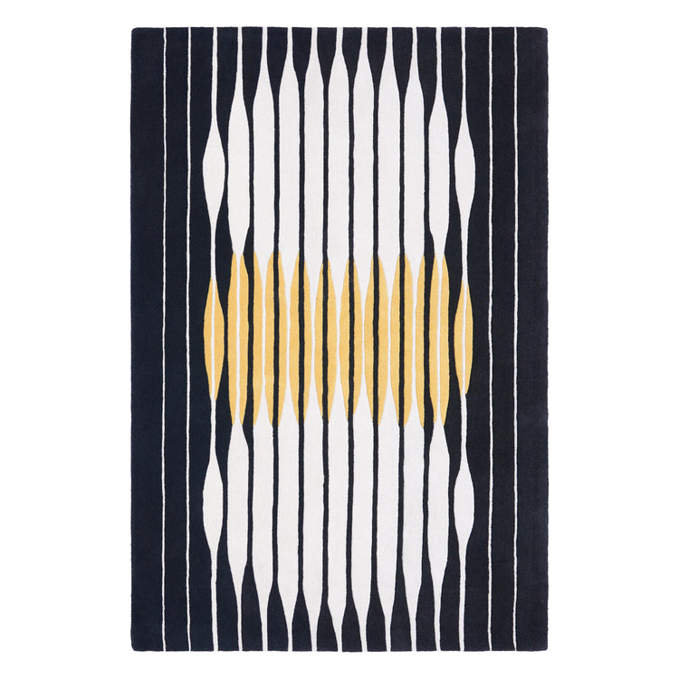 Vesica Black Rug