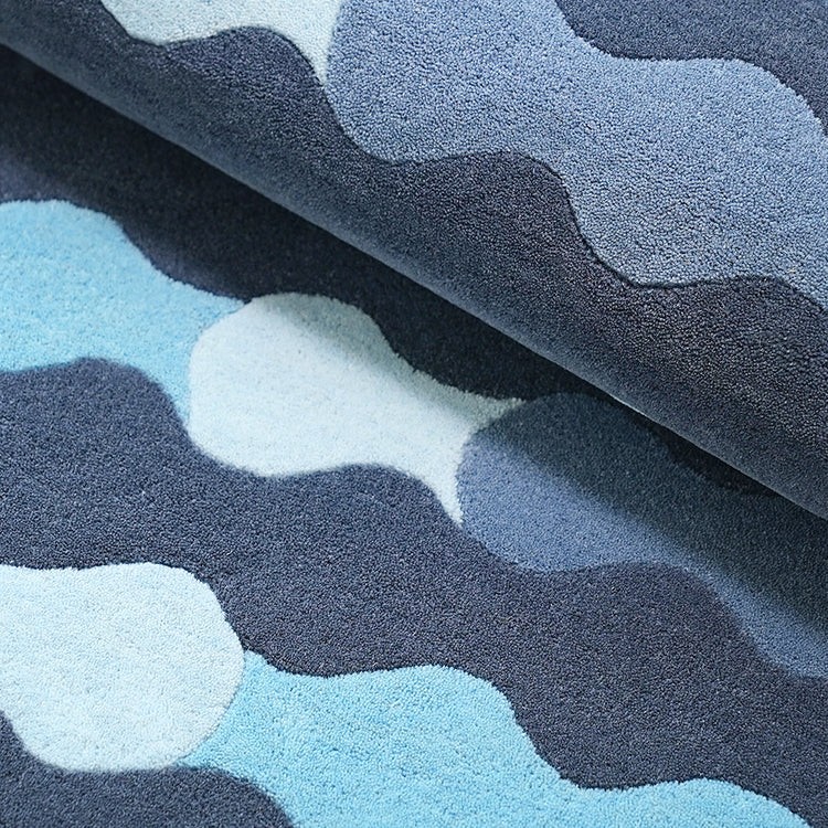 Merging Circles Blue