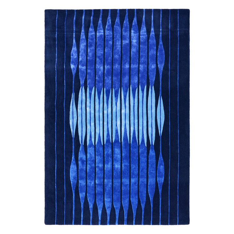 Vesica Blue Rug