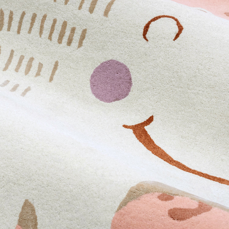 Pink Hippo Rug