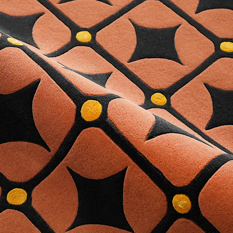 Round Dots Oxford Cherry