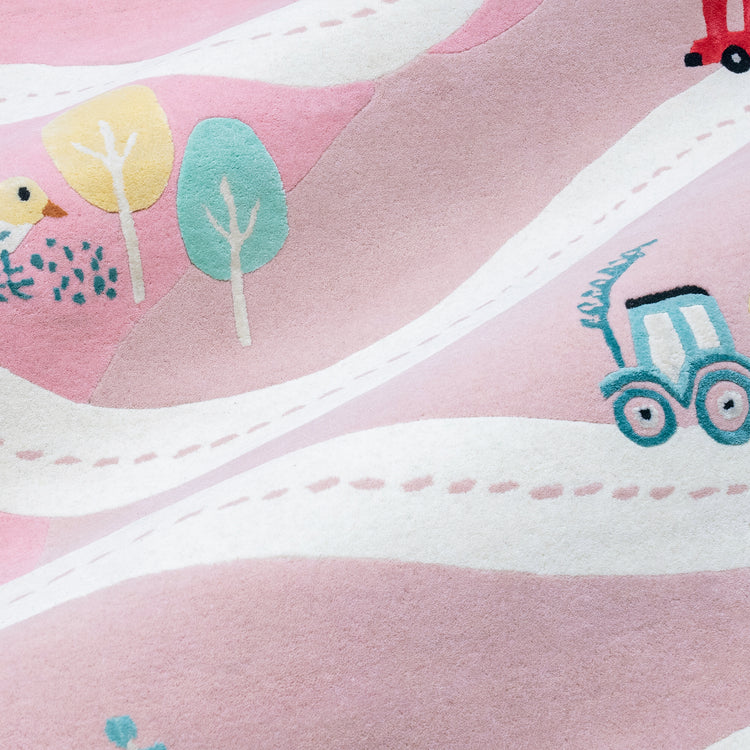 Pink Journey Rug
