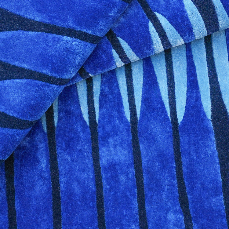 Vesica Blue Rug
