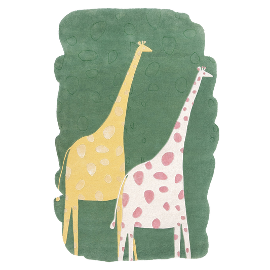 Giraffe Twins Green