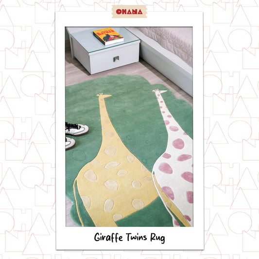 Giraffe Twins Green