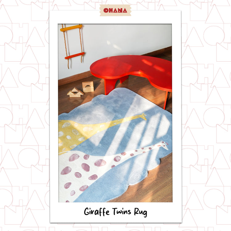 Giraffe Twins Blue