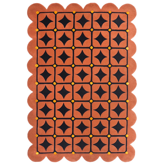 Round Dots Oxford Cherry