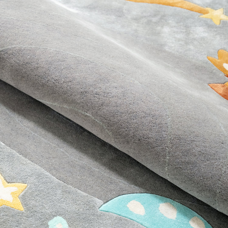 Grey Space Rug