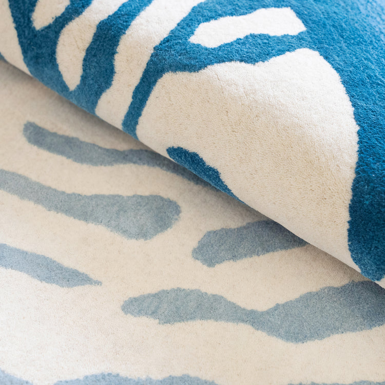Nautilus Teal Rug