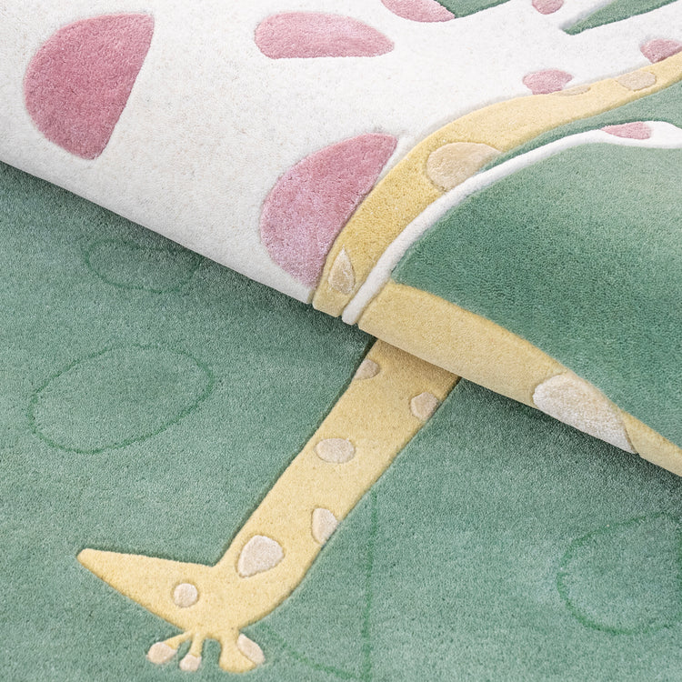 Giraffe Twins Green
