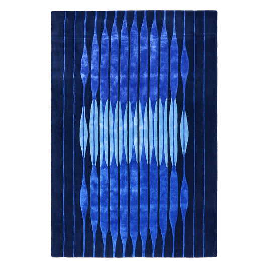 Vesica Blue Rug