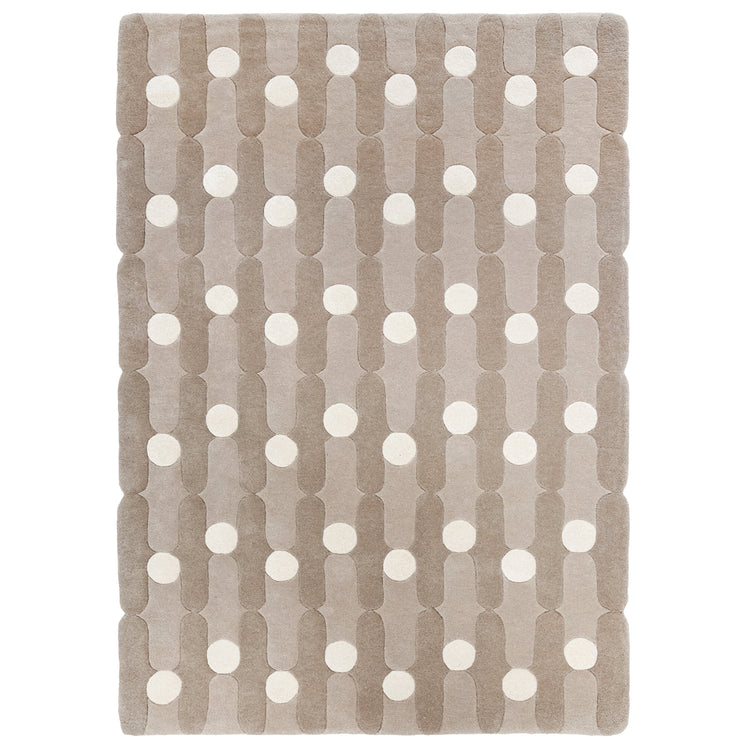 Wave Dots Brown