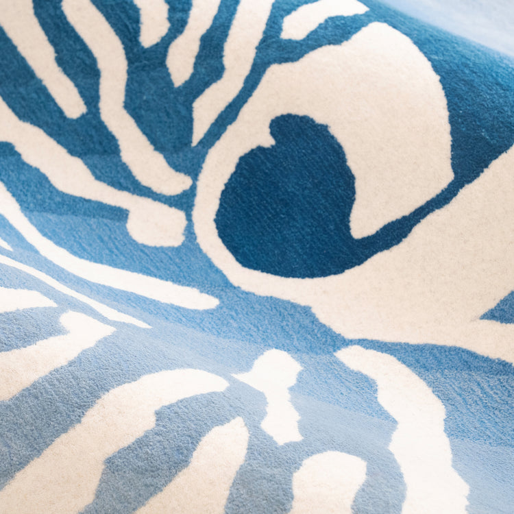 Nautilus Teal Rug