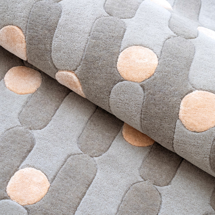 Wave Dots Grey