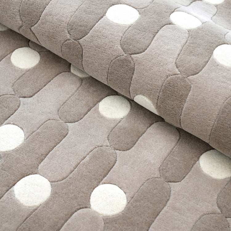 Wave Dots Brown
